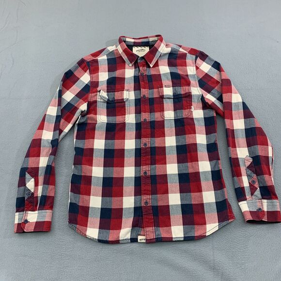 Vans of The Wall Other - Vans off The Wall Button Up Shirt Mens Large Plaid Cotton Long Sleeve